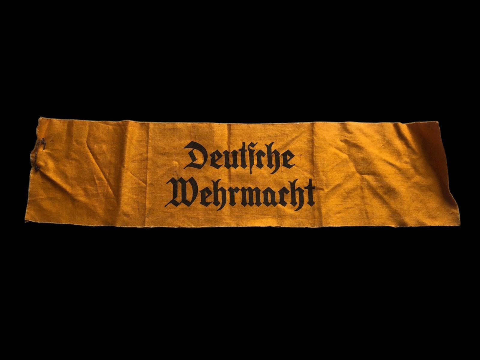 WH WW2 “Deutsche Wehrmacht” armband, Verzamelen, Militaria | Tweede Wereldoorlog, Ophalen, Duitsland, Embleem of Badge