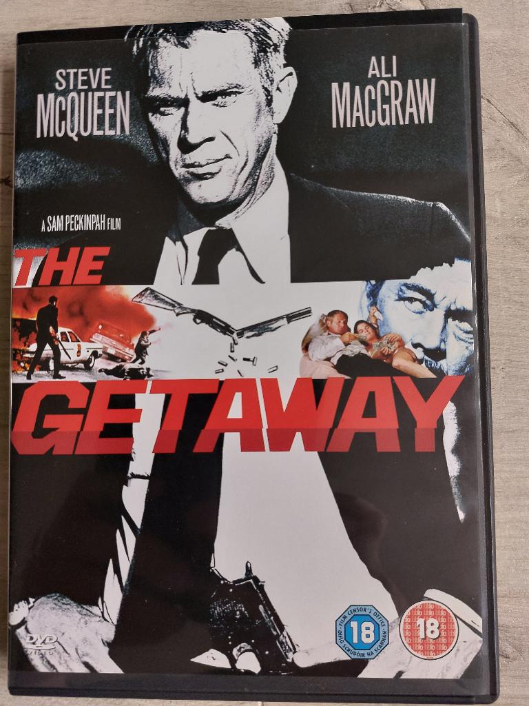 DVD The Getaway (1972) Steve Mcqueen, Ophalen, 1960 tot 1980, Vanaf 16 jaar, Zo goed als nieuw