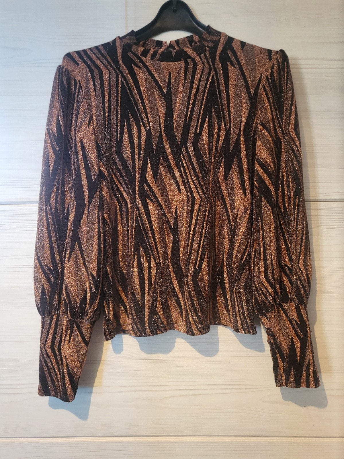 Things I like Things I love glitter blouse, maat M/L, NIEUW, Ophalen of Verzenden, Zo goed als nieuw, Zwart