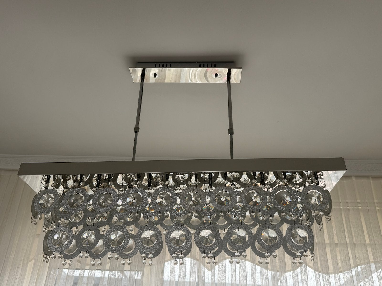Moderne hanglampen set - Chique en stijlvol, Ophalen of Verzenden, Zo goed als nieuw, Metaal, 50 tot 75 cm