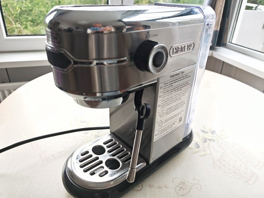 koffiemachine hibrew H11 Semi Automatic Espresso Machine, Witgoed en Apparatuur, Koffiezetapparaten, Gebruikt, Gemalen koffie