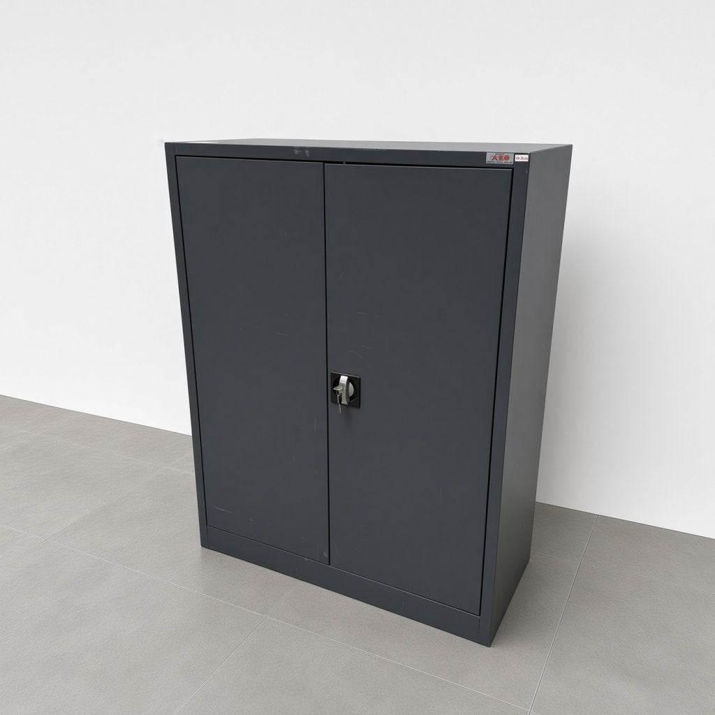 Inofec stalen 2-deurs werkplaatskast - 120x93x43 cm, Niet ingevuld, Gebruikt, Niet ingevuld, Niet ingevuld
