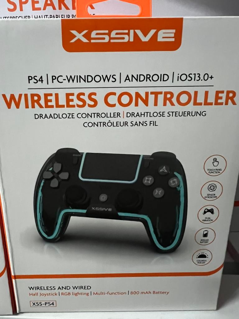 Nieuwe XSSIVE draadloze controller, compatibel met PS4, Ophalen of Verzenden, Nieuw, Controller, PlayStation 4