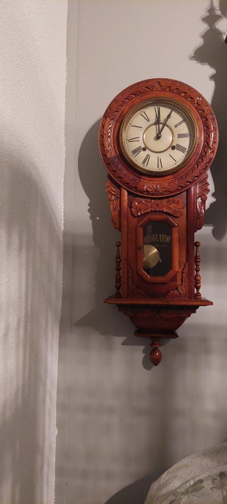 Wandklok, Ophalen
