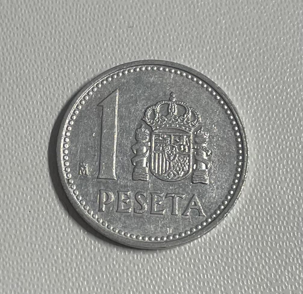 1 peseta Spanje 1989, Ophalen of Verzenden, Overige landen