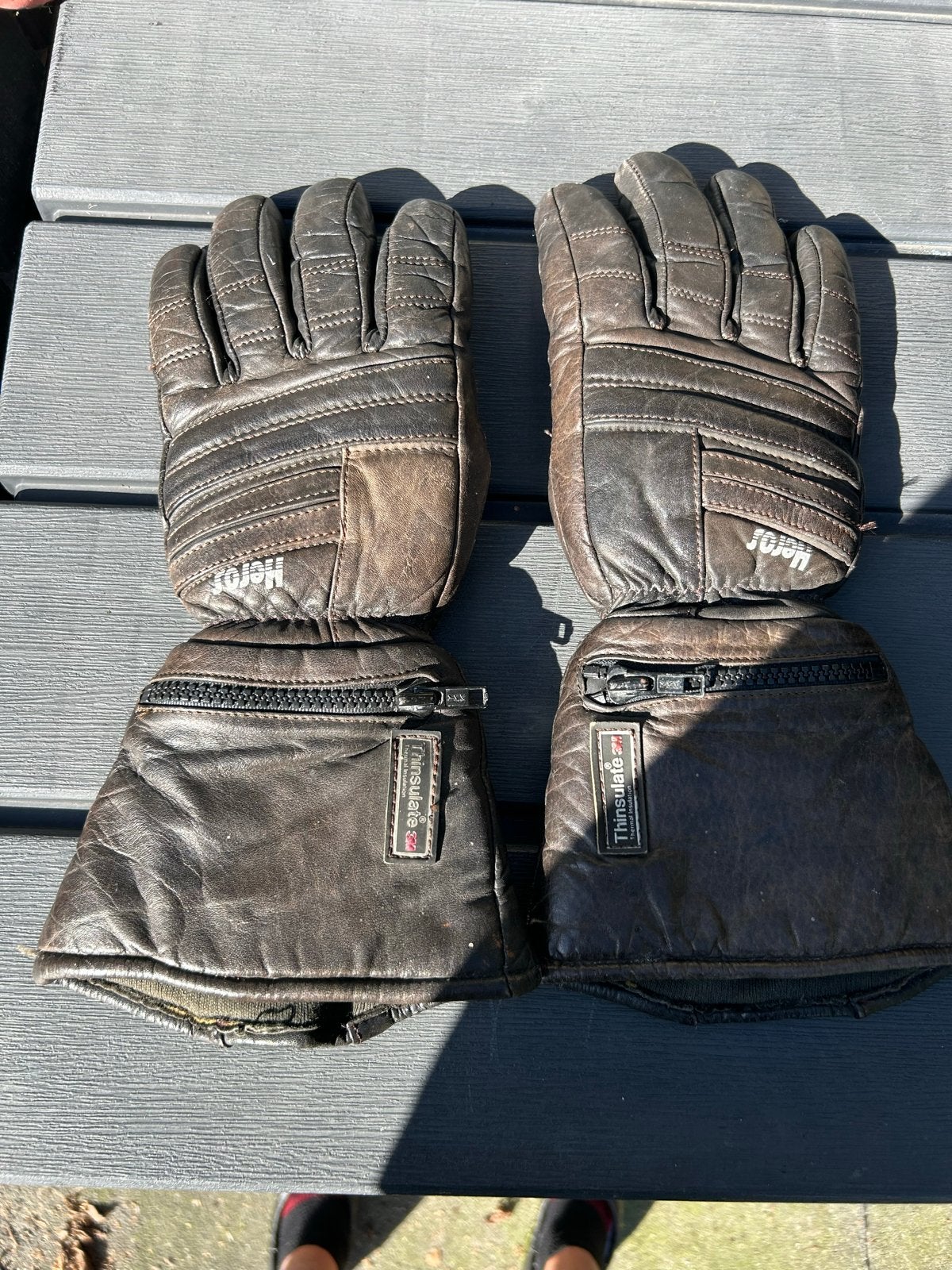 Heros Motorhandschoenen Leer Maat 8, Ophalen of Verzenden, Tweedehands, Heren, Handschoenen