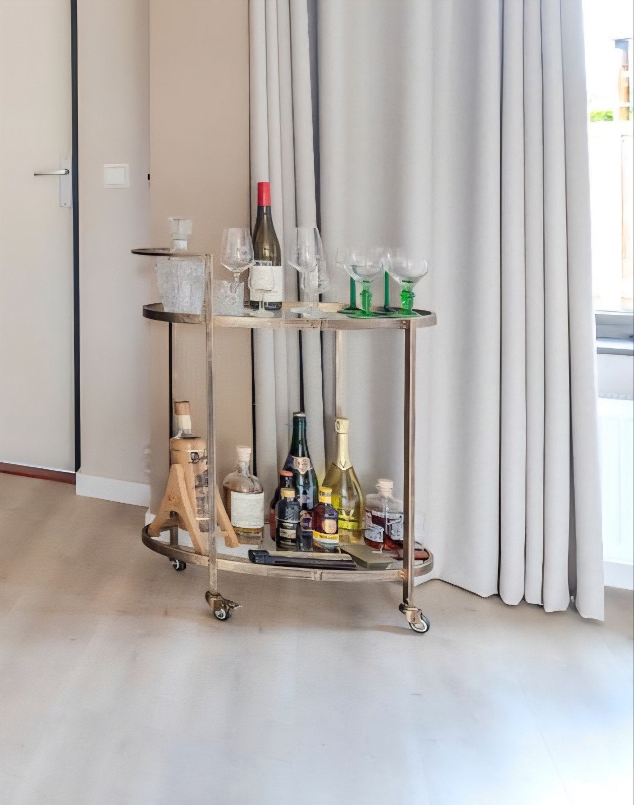 Trolley, barwagen, Ophalen