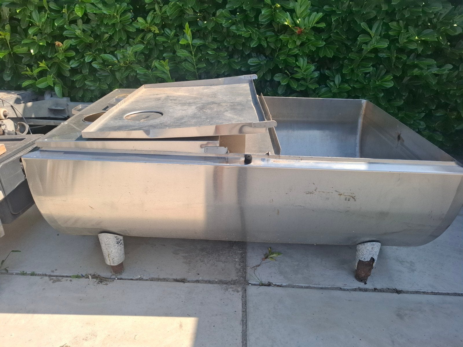 Melktank RVS, Ophalen