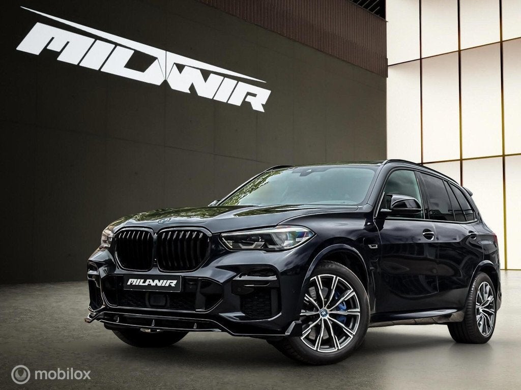 BMW X5 xDrive45e M-Sport |Pano |Sfeer |HUD |Spoilerpakket, Gebruikt, Blauw, Leder, Vierwielaandrijving