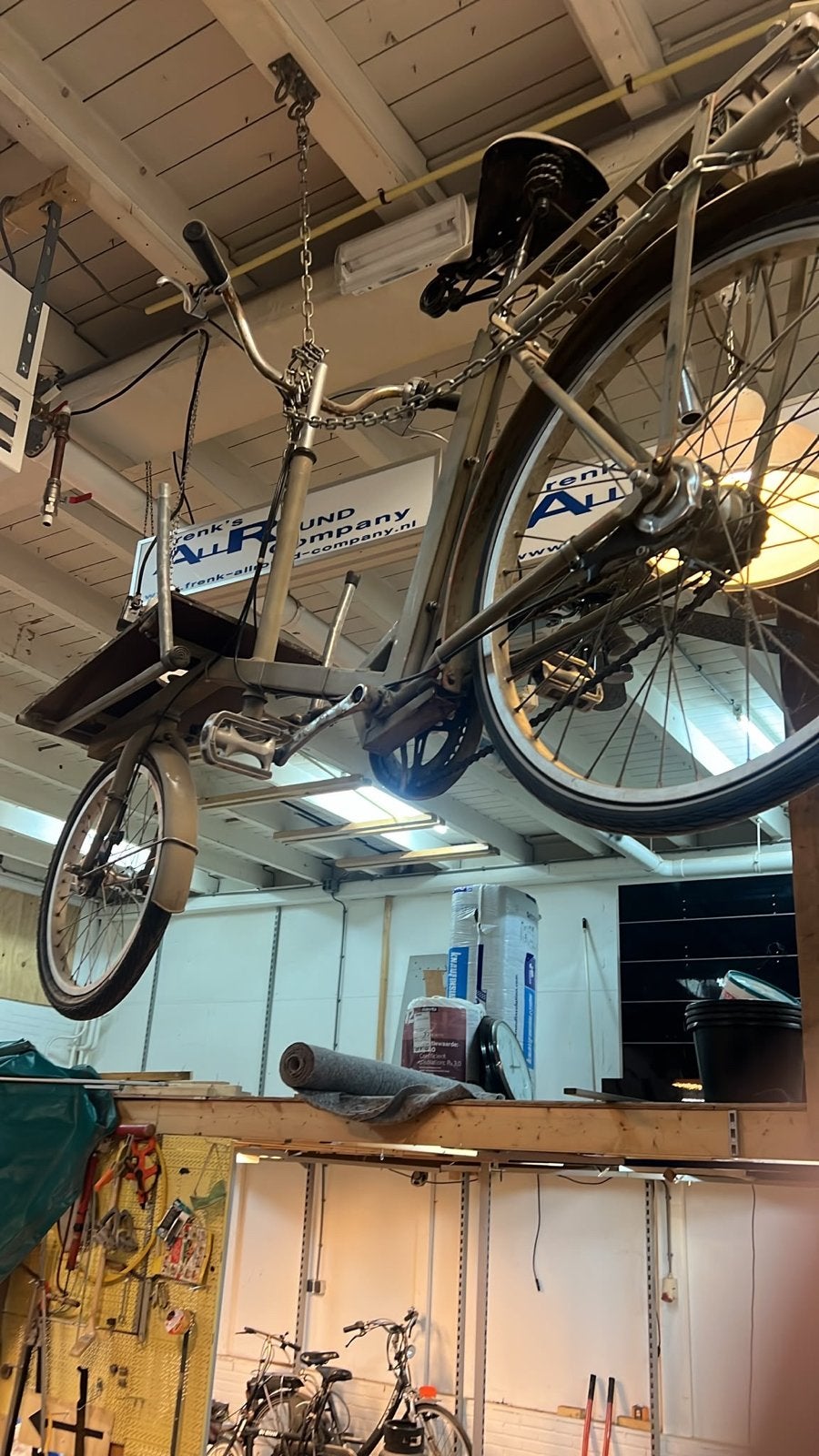 Vintage Bakfiets - Uniek Model voor Transport, Overige merken, Gebruikt, Goederen, Verzenden