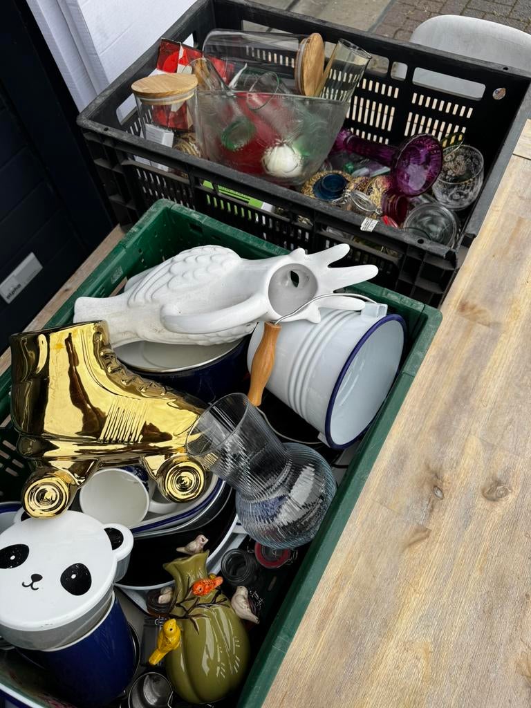 2 mei ROMMELMARKT @ Oudehaske, Appelhof 5, Diversen, Rommelmarktspullen, Ophalen, Zo goed als nieuw