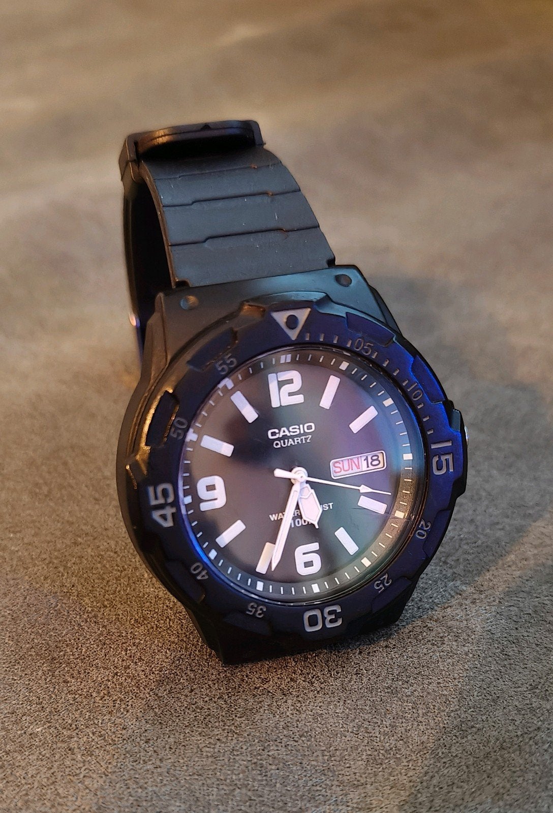 Casio horloge, Ophalen of Verzenden, Gebruikt, Zwart, IOS