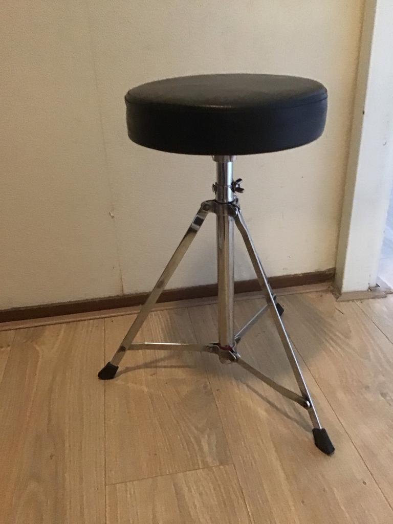 Comfortabele Drumkruk - Verstelbaar en Stevig, Muziek en Instrumenten, Ophalen, Gebruikt, Overige merken