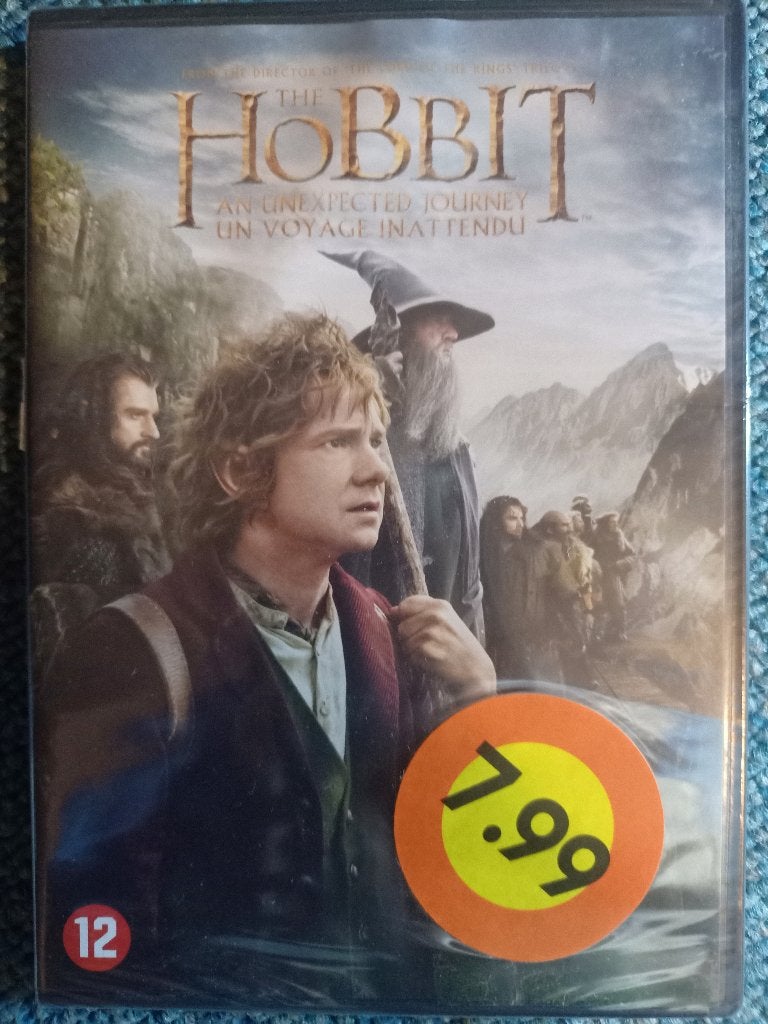 The Hobbit: An Unexpected Journey IMDb 7.8 *Nieuw*, Alle leeftijden, Ophalen of Verzenden, Nieuw in verpakking, Nederlands