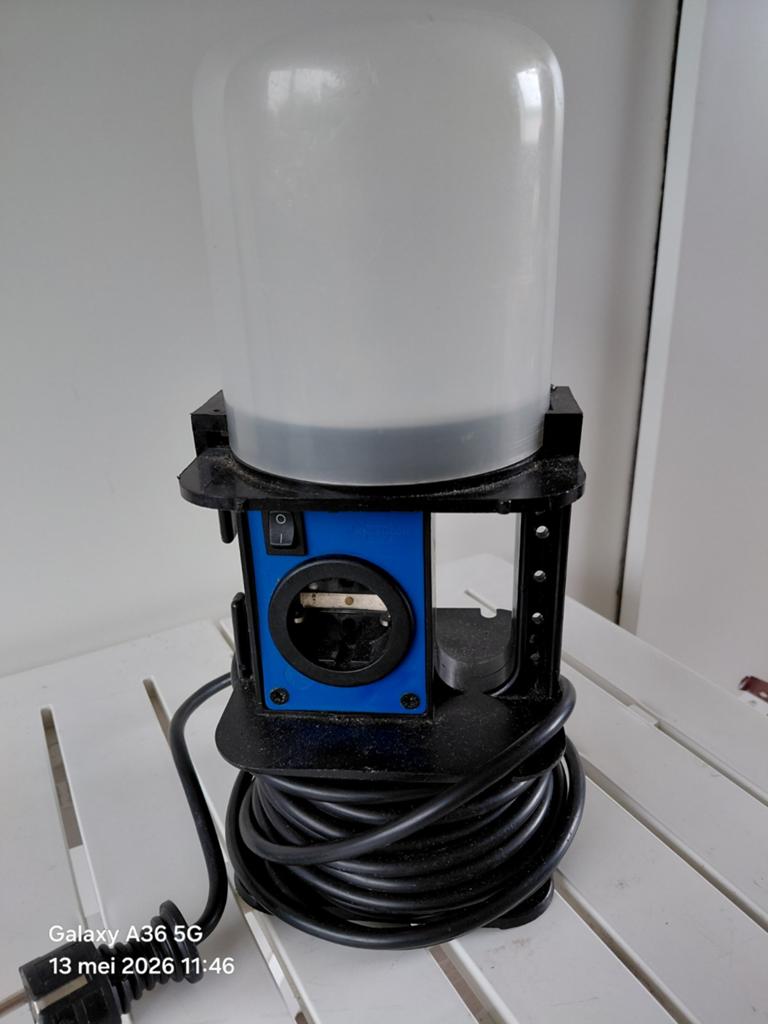 Brennenstuhl combi lamp/kabelhaspel, Ophalen