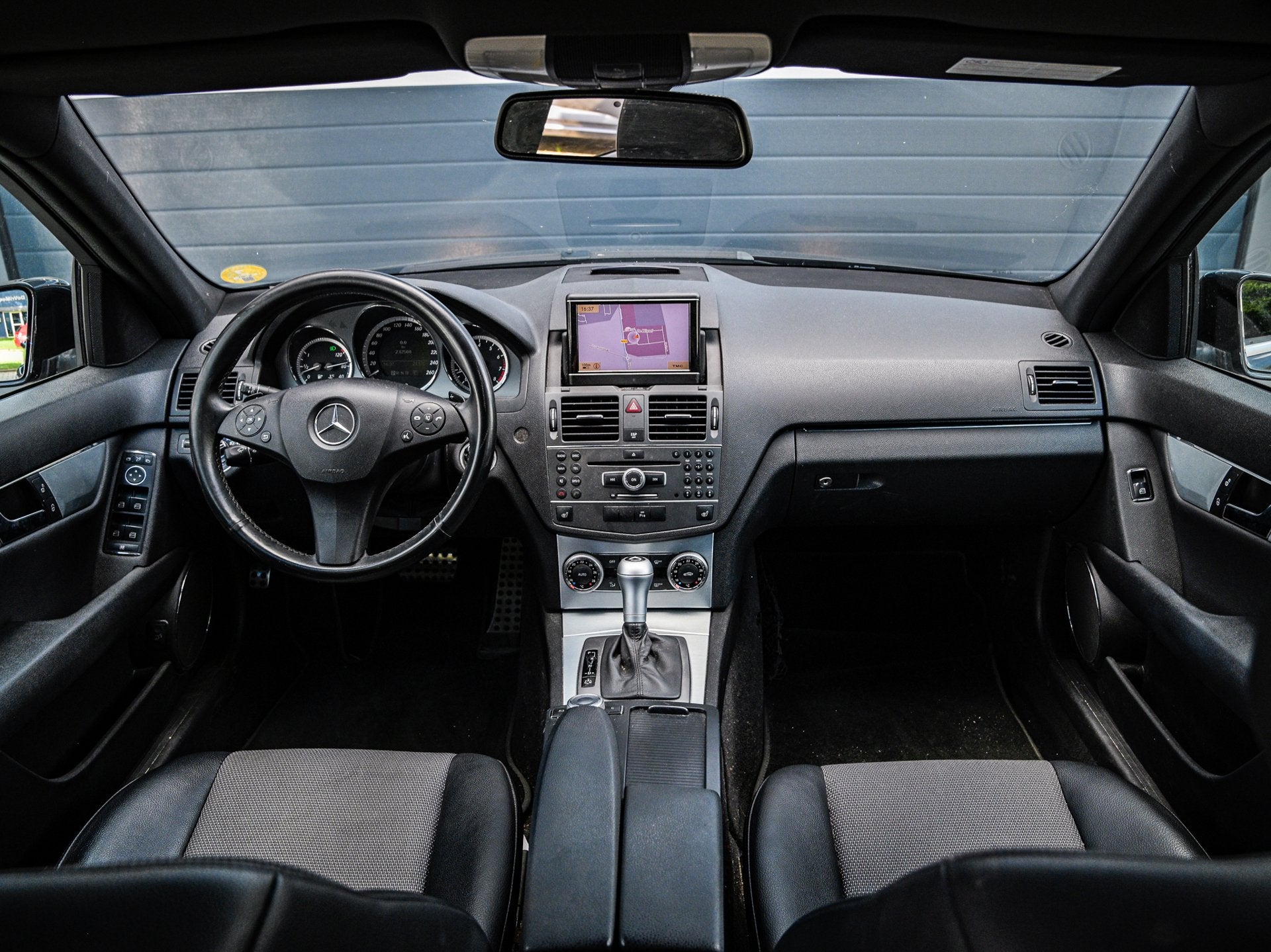 Mercedes-Benz C-klasse Estate 180 CGI Avantgarde | AMG-pakke, Auto's, Euro 5, Zwart, Zwart, Origineel Nederlands