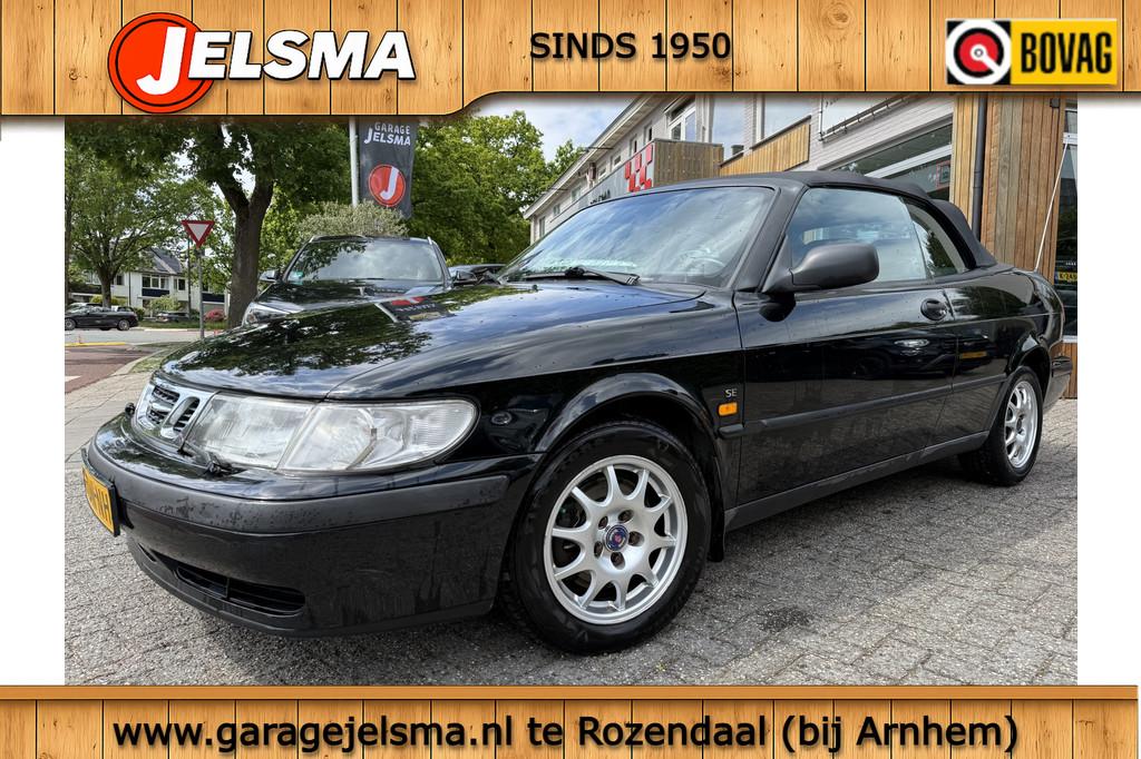 Saab 9-3 Cabrio 2.0t S 155pk, Youngtimer | incl. BTW, Auto's, Voorwielaandrijving, Zwart, Cabriolet, 4 stoelen