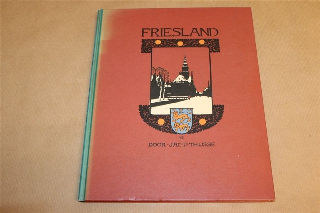 Friesland — Herdruk Verkade Album Thijsse, met Kaart, Ophalen of Verzenden, Gelezen