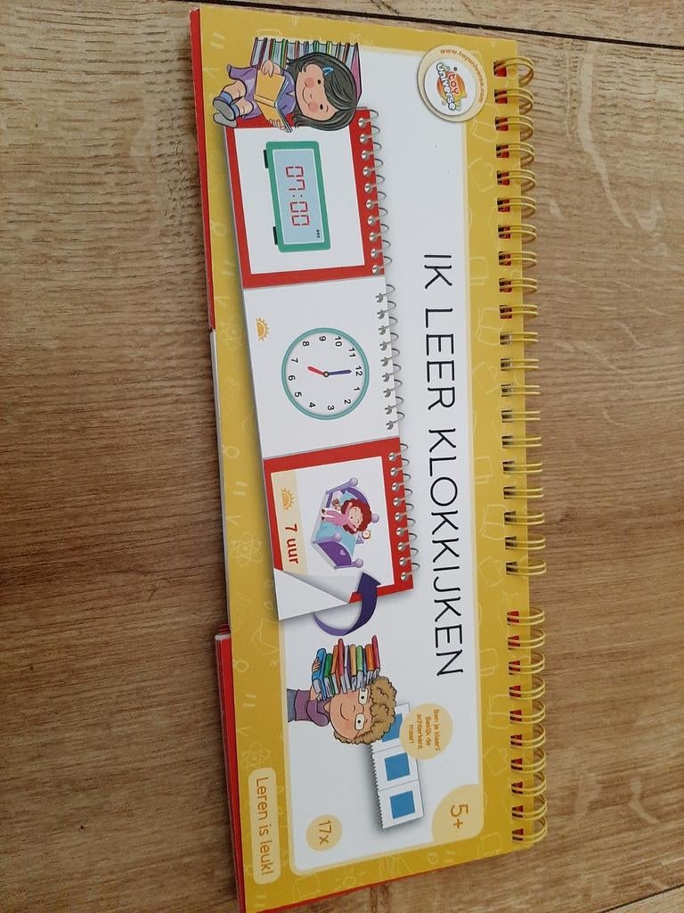 Ik leer klokkijken - Educatief boek voor kinderen, Ophalen, Zo goed als nieuw