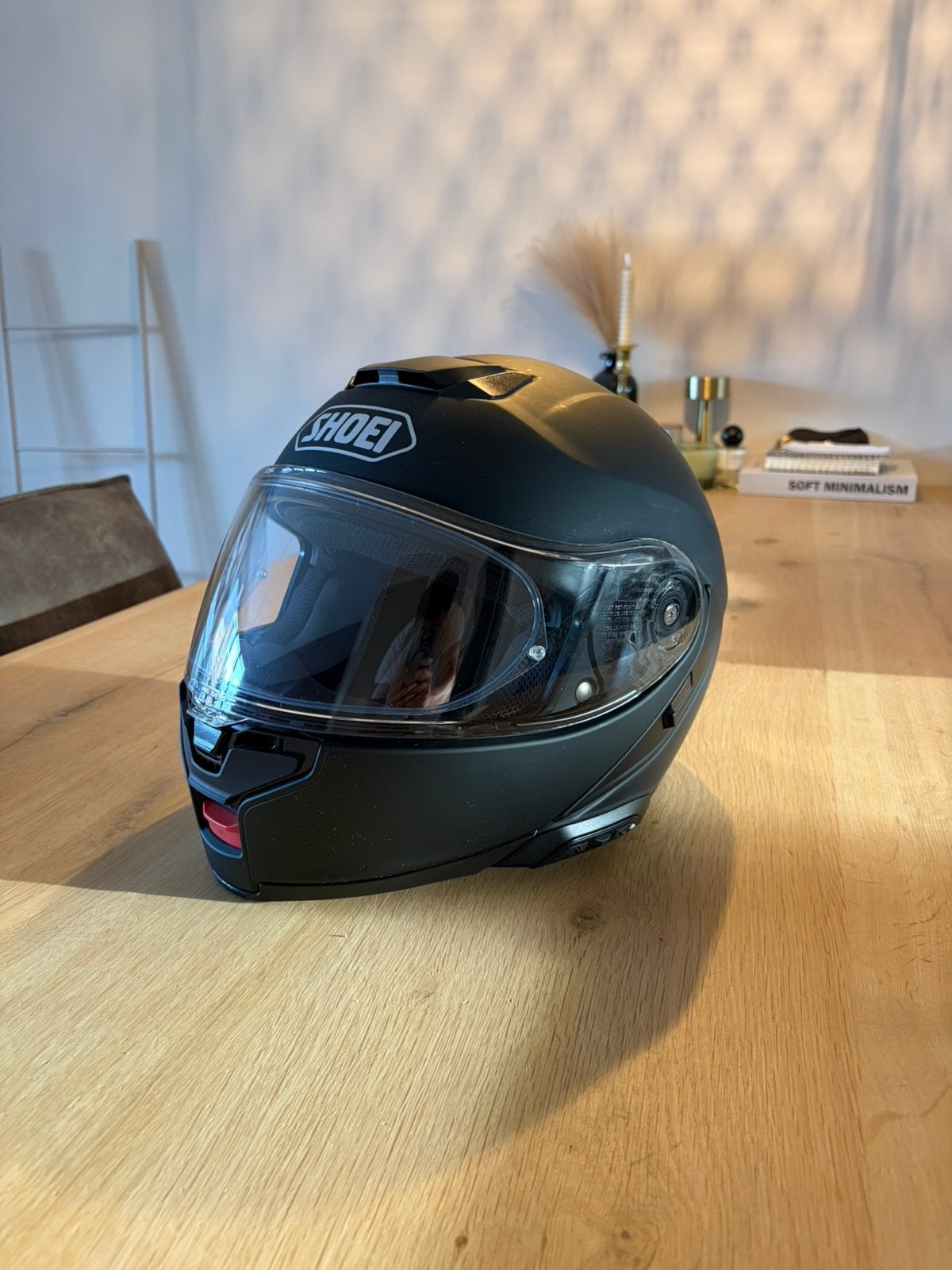 Shoei Neotec 3 Systeemhelm L met ingebouwde Sena SRL 3, Motoren, Ophalen, Tweedehands, Systeemhelm, Shoei