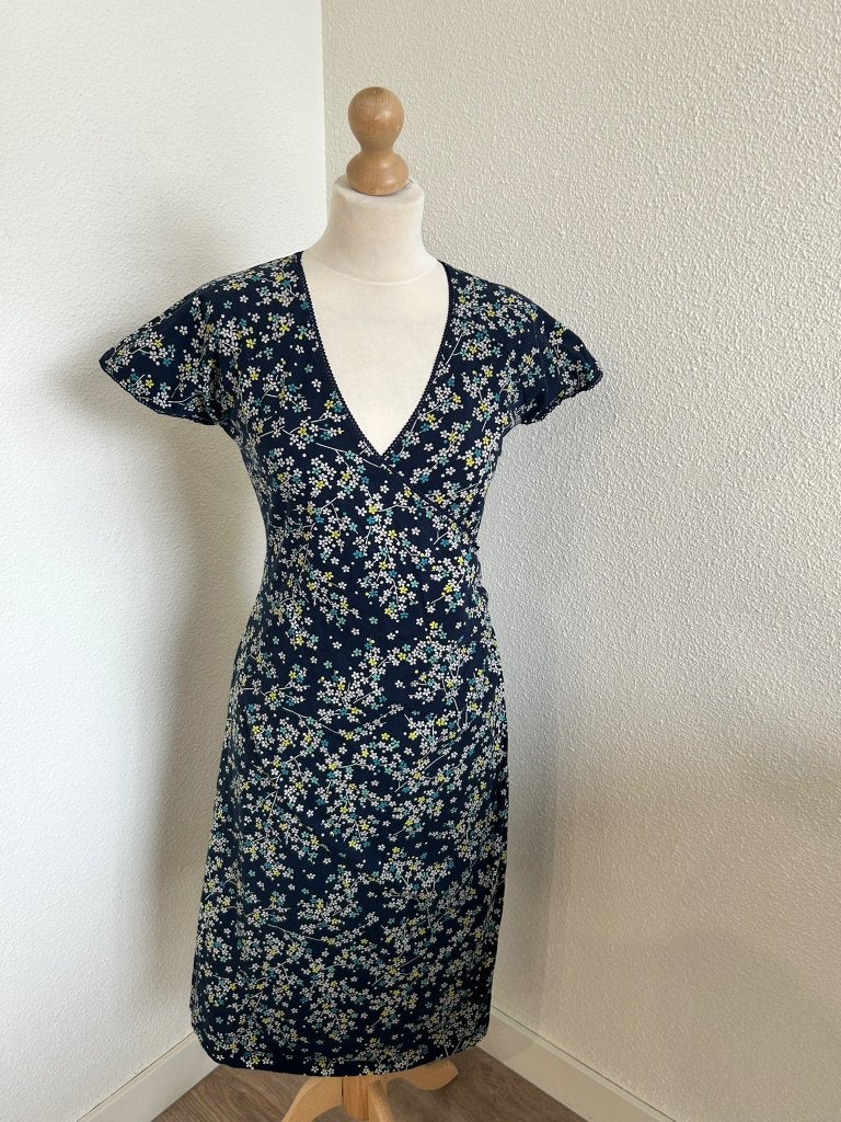 King Louie maat L blauwe bloemen crossdress 3066