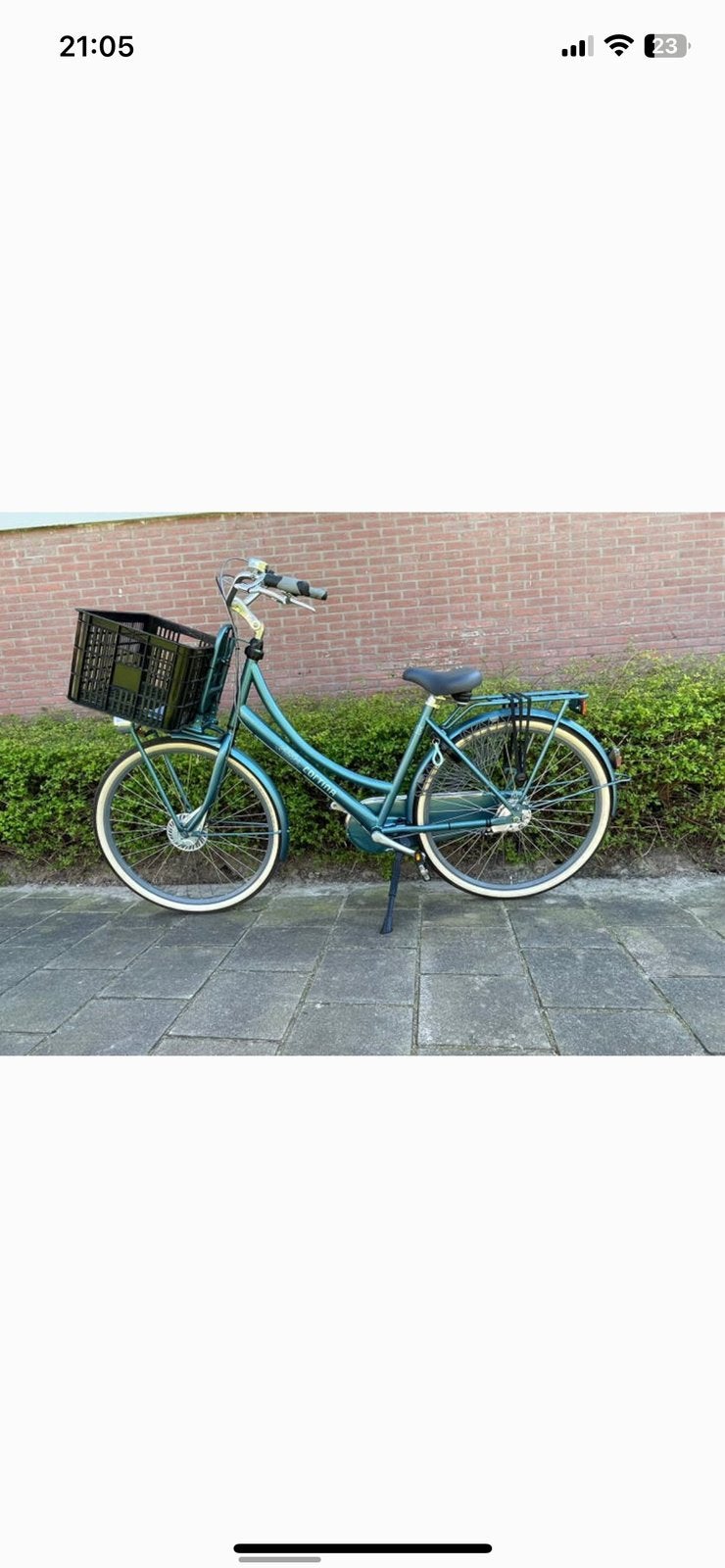 Cortina meisjes dames fiets 28 inch framemaat 50, Fietsen en Brommers, Fietsen | Meisjes, Versnellingen, Zo goed als nieuw, Trommelrem