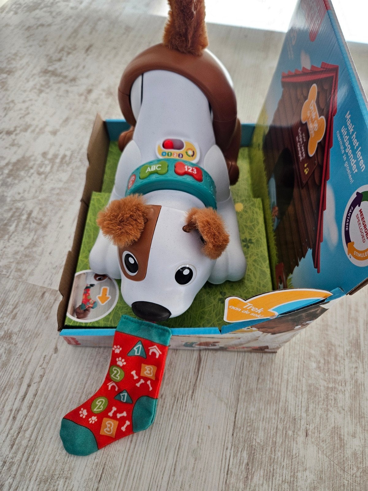 Fisher-Price | leren kruipen hond, Ophalen, Nieuw, Overige typen, Met geluid