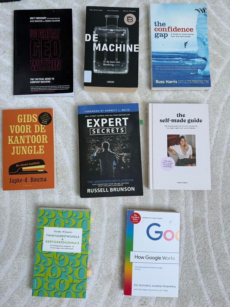 Business, ondernemerschap & pers ontw boeken (los of als, Ophalen of Verzenden, Zo goed als nieuw