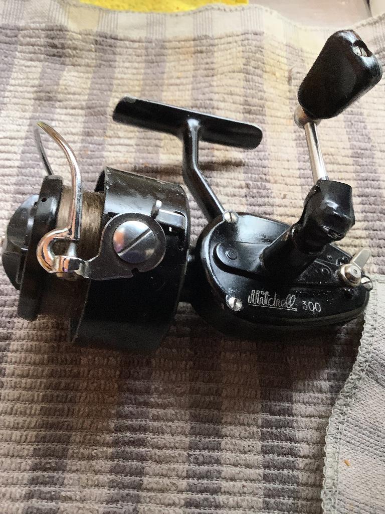 Werpmolen Mitchell met Werphenagel zoder top, Ophalen, Gebruikt, Complete set