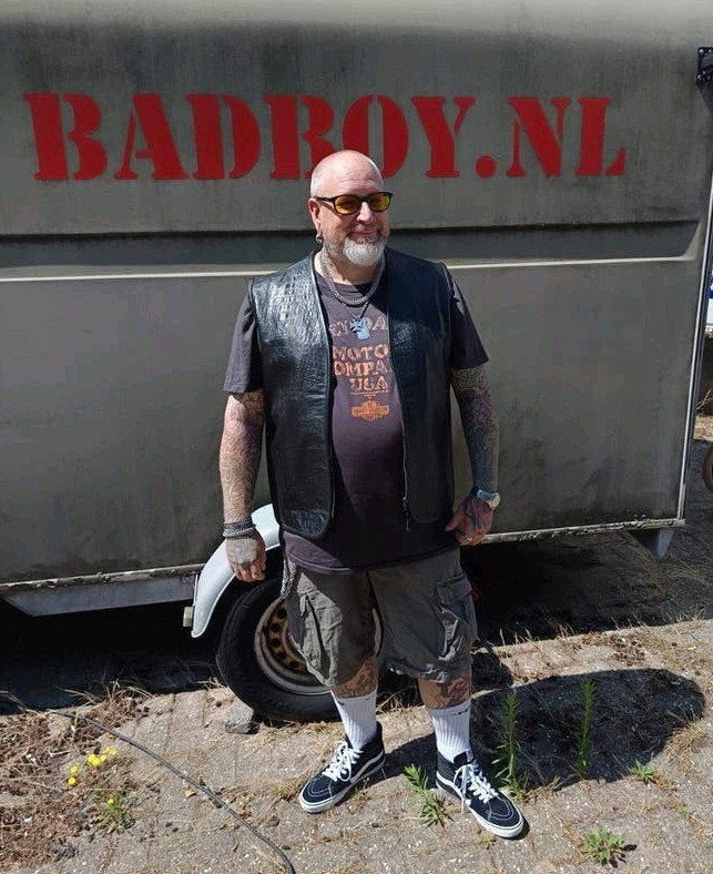 Biker Vest Croco ( met zijritsen), Nieuw met kaartje, BadBoy.NL, BadBoyNL, Heren