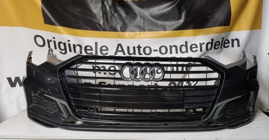 Audi A6 4K S-Line Voorbumper 6x PDC LZ7S, Gebruikt, -, Voor, -