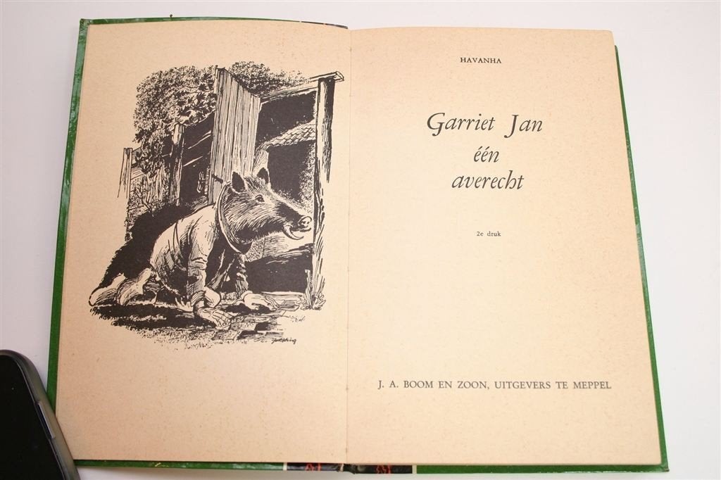 Garriet Jan Één Averecht [ca. 1970] Havanha, Boeken, Ophalen of Verzenden, Gelezen, Noord-Brabant