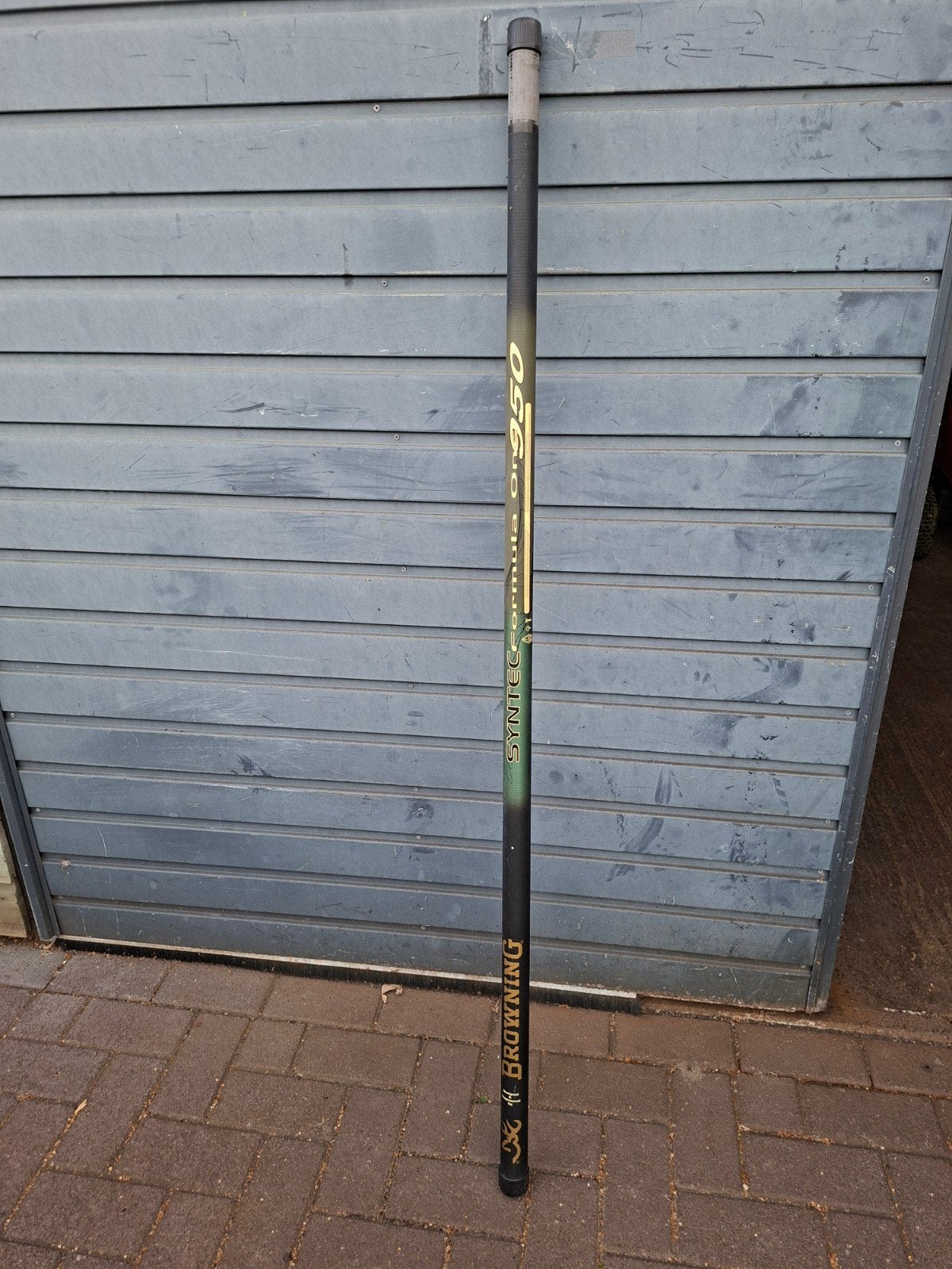 Vishengel 9,5 meter, Watersport en Boten, Ophalen of Verzenden, Zo goed als nieuw, Vaste hengel