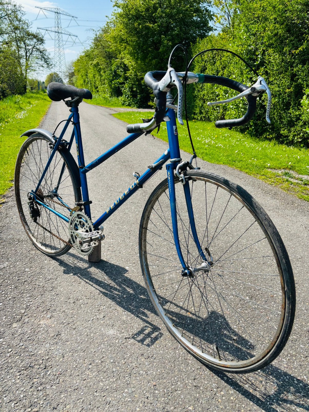 3 stuks Retro Racefietsen , Peugeot , Giant, Ophalen of Verzenden