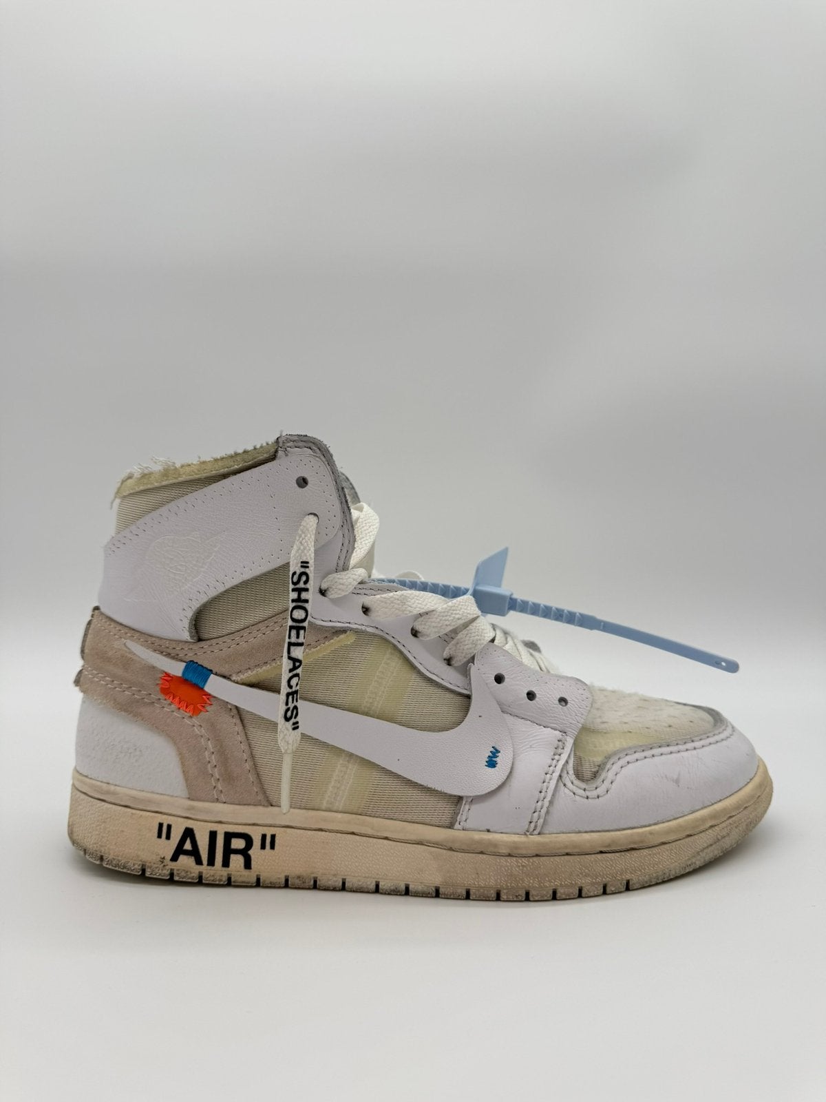 Jordan 1 High Off-White Euro EU 40, -, Wit, -, Ophalen of Verzenden
