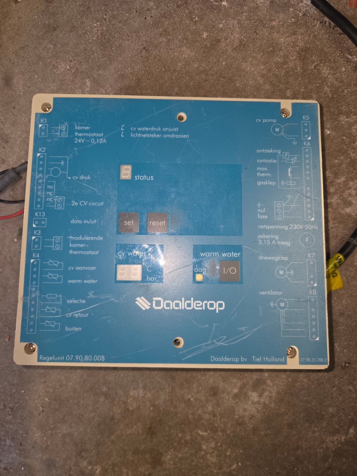 Daalderop Gasregelunit 07.90.80.008 - CV Ketel Onderdeel, Ophalen of Verzenden, Gebruikt