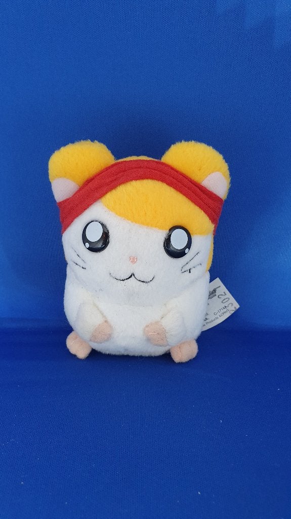 Hamtaro Ham-Ham mini knuffel, Hasbro 2002, 10cm. T1, Tweedehands verkoop, Tweedehands verkoop, Gebruikt, Overige typen