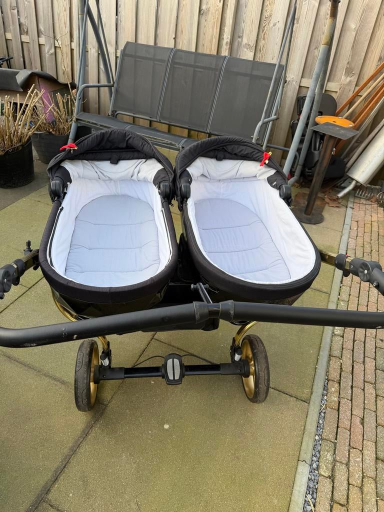 Junama Diamonds - tweelingen, Kinderen en Baby's, Kinderwagens en Combinaties, Gebruikt, Duowagen, Ophalen of Verzenden, Kinderwagen