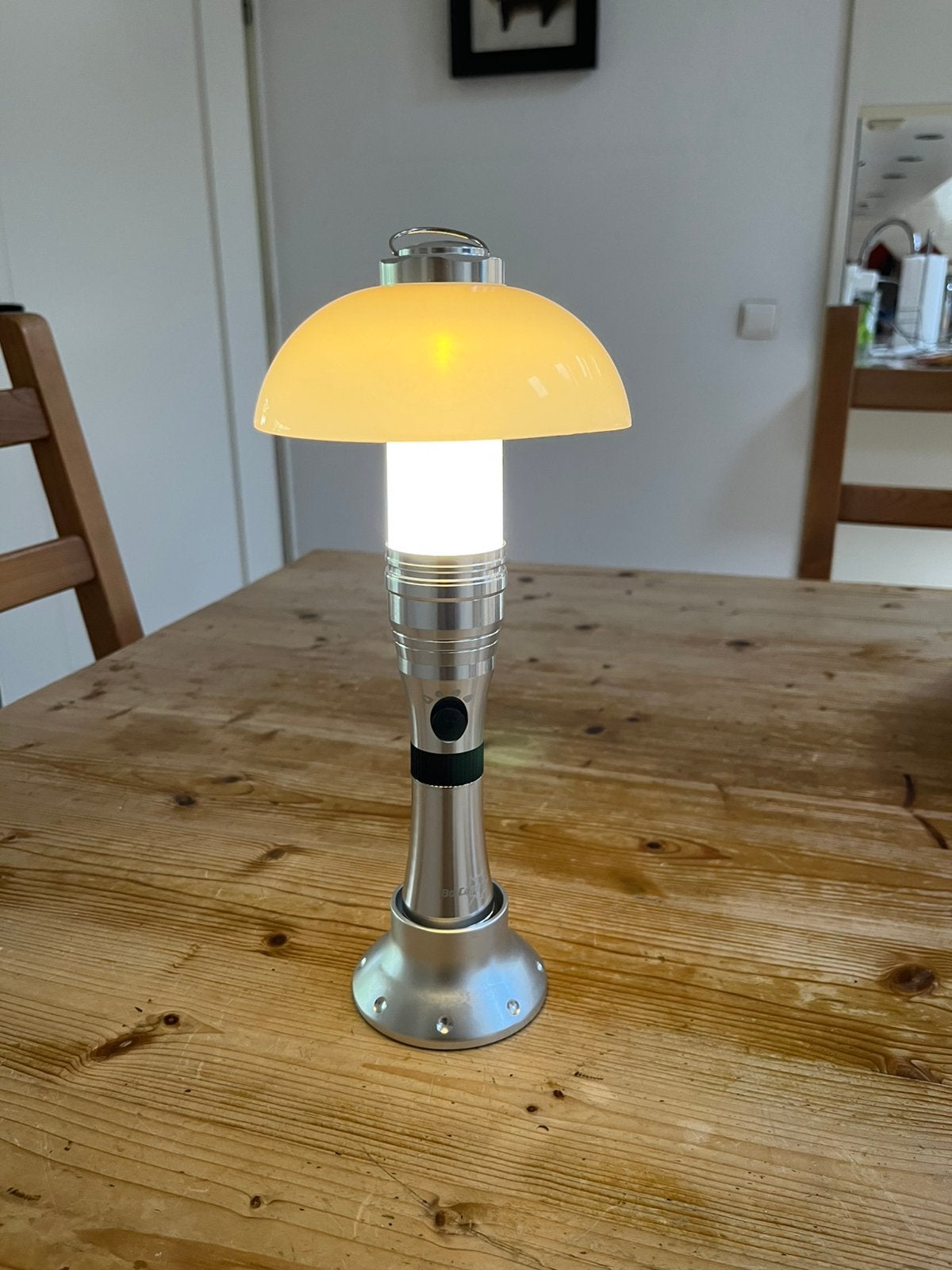 (Camping) Tafellampje, tevens zaklantaarn met powerled, Ophalen of Verzenden, Zo goed als nieuw, Batterij