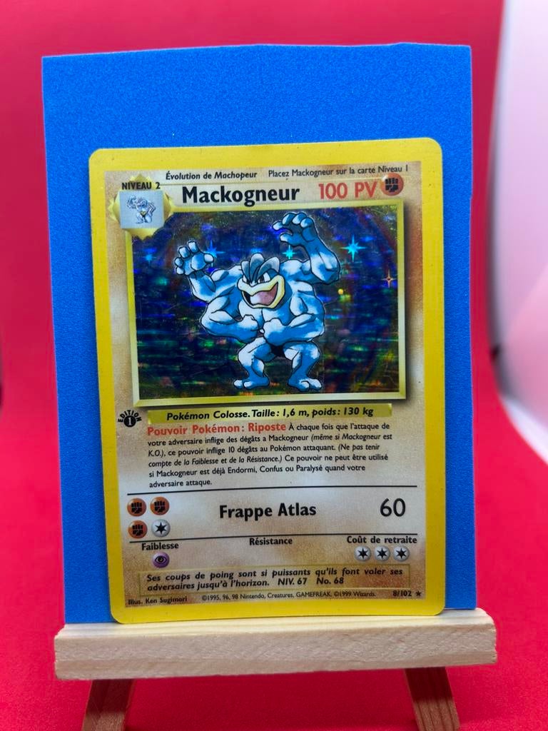 Machamp 1st Edition Holo Italian Vintage Base Set, Hobby en Vrije tijd, Ophalen of Verzenden, Zo goed als nieuw