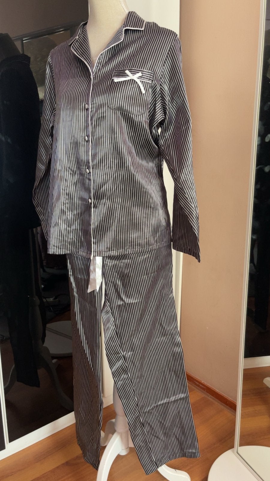 Pastunette Pyjama Zwart Wit Gestreept Maat 40, Ophalen, Zo goed als nieuw, Maat 38/40 (M)