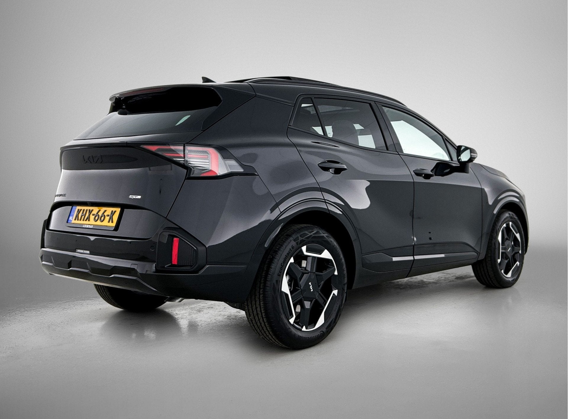 Kia Sportage 1.6 T-GDi Hybrid GT-PlusLine Black Badge | Stoe, 12 maanden, 4 cilinders, Zwart, Bedrijf