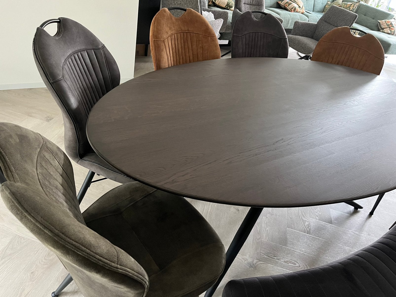 Eetkamerstoelen set van 6 stuks, Huis en Inrichting, Tafels | Eettafels, Ophalen, Gebruikt, 50 tot 100 cm, Vijf personen of meer