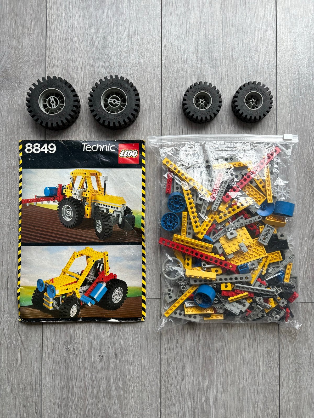 Lego Technic 8849 Tractor met instructies, Gebruikt, Lego, Ophalen of Verzenden, Technic