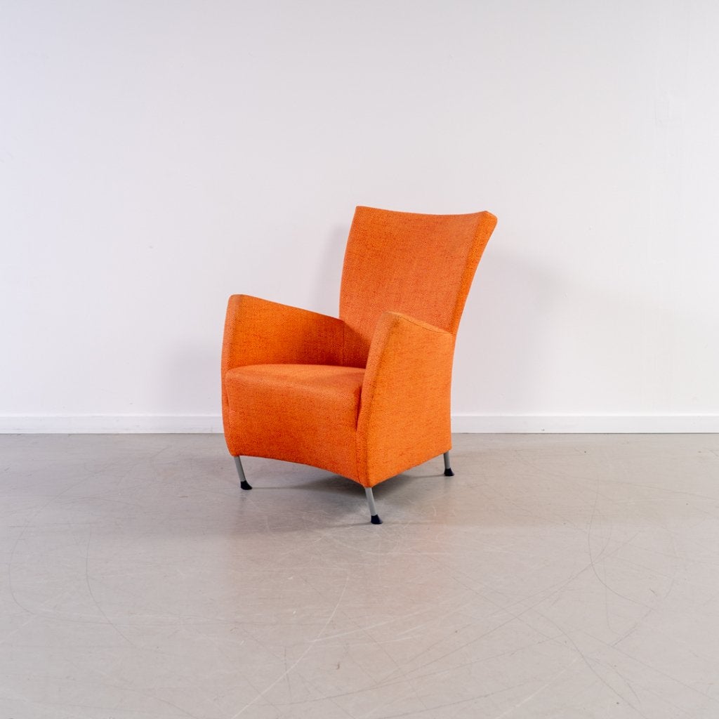 Montis Windy Fauteuil Oranje Stof Gemêleerd, Niet ingevuld, Zo goed als nieuw, Niet ingevuld, Niet ingevuld