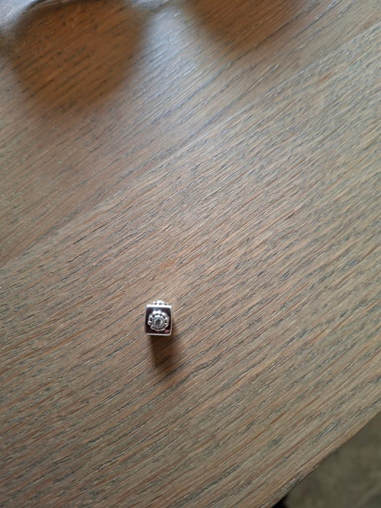 Pandora bedel zilver met strass, Verzenden