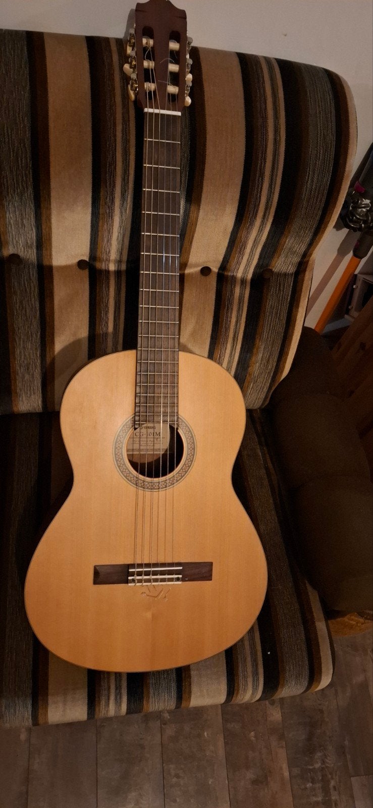 Yamaha CG-101M Klassieke Gitaar met hoes, Muziek en Instrumenten, Ophalen of Verzenden, Zo goed als nieuw, Klassieke of Spaanse gitaar