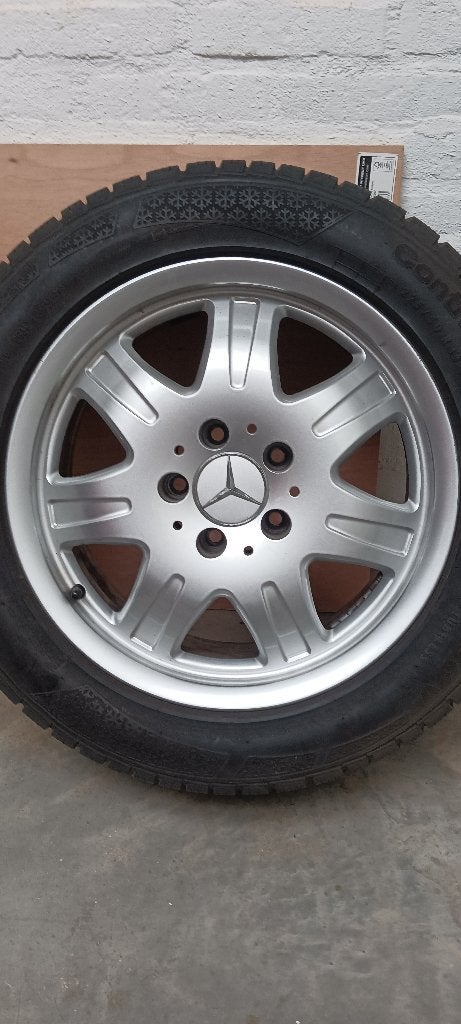 Set velgen met winterbanden SLK, Auto-onderdelen, Gebruikt, Velg(en), 16 inch, Personenwagen