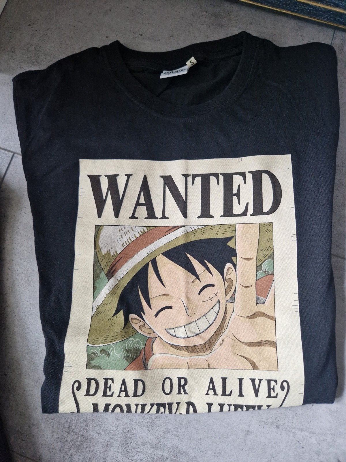 Anime shirts (S) en Vest (L) - One Piece, Naruto, Dragon Ba, Ophalen of Verzenden, Gedragen, Maat 46 (S) of kleiner, Zwart