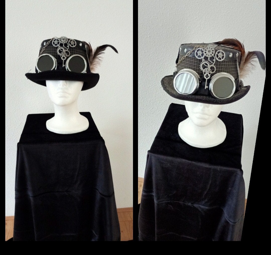 Steampunk hoed, Hobby en Vrije tijd, Ophalen of Verzenden